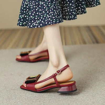 Eva - block heel sandals with buckle