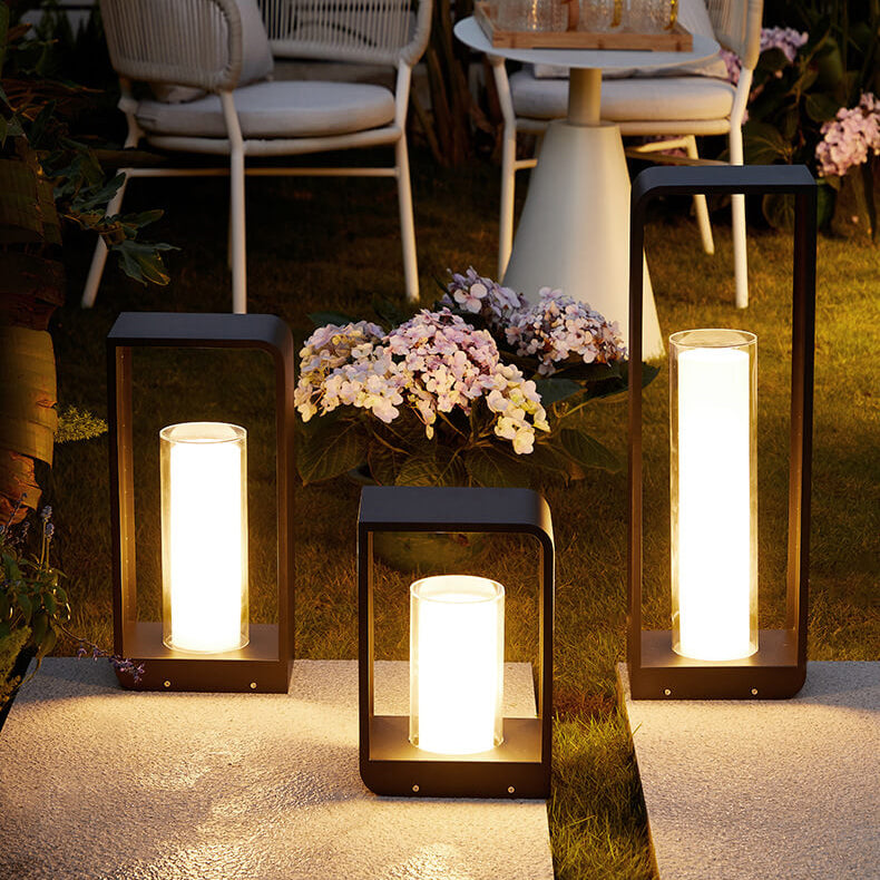 Donrain - Minimalist Square Frame LED Waterproof Lawn Light