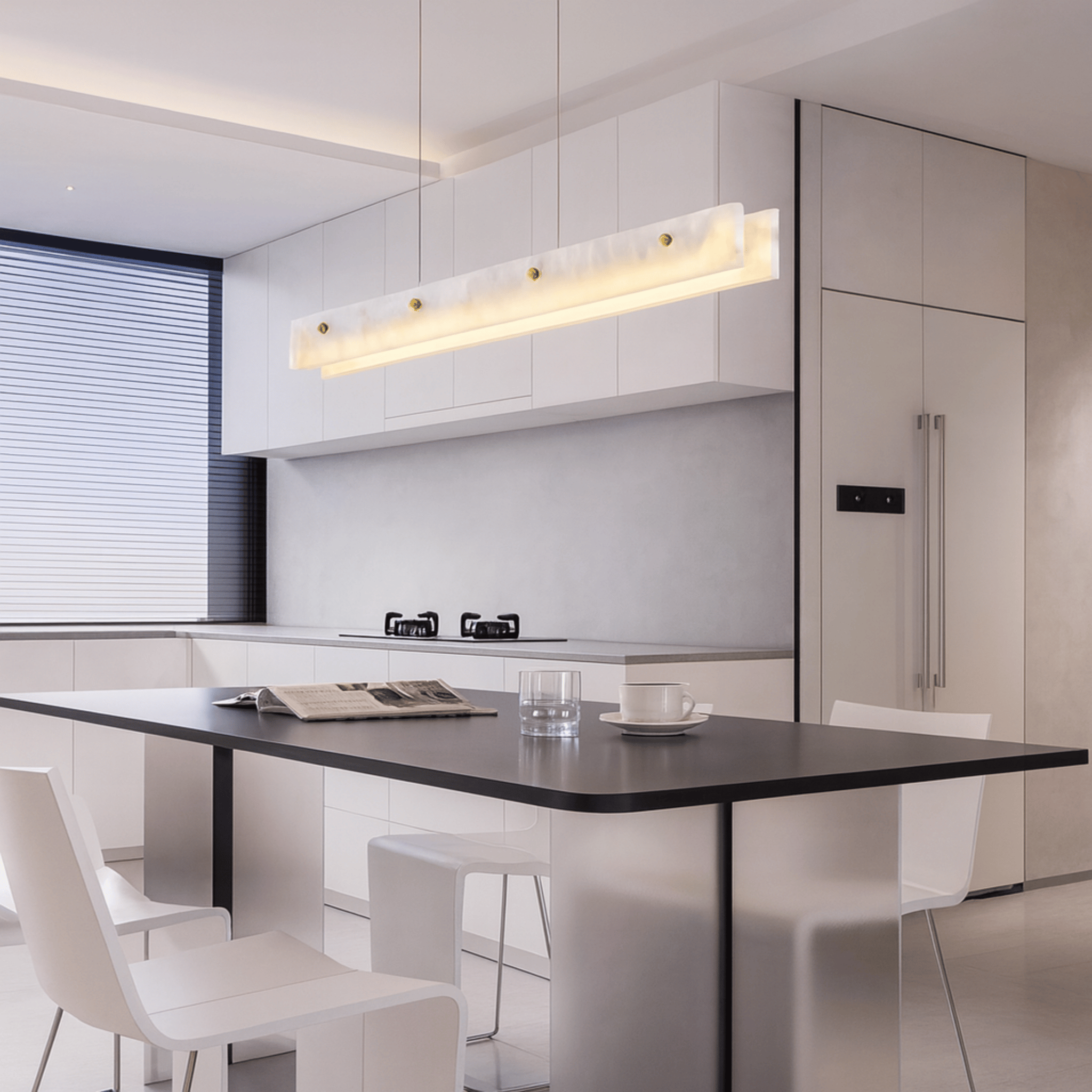Lusinea - Marble Linear Pendant Light
