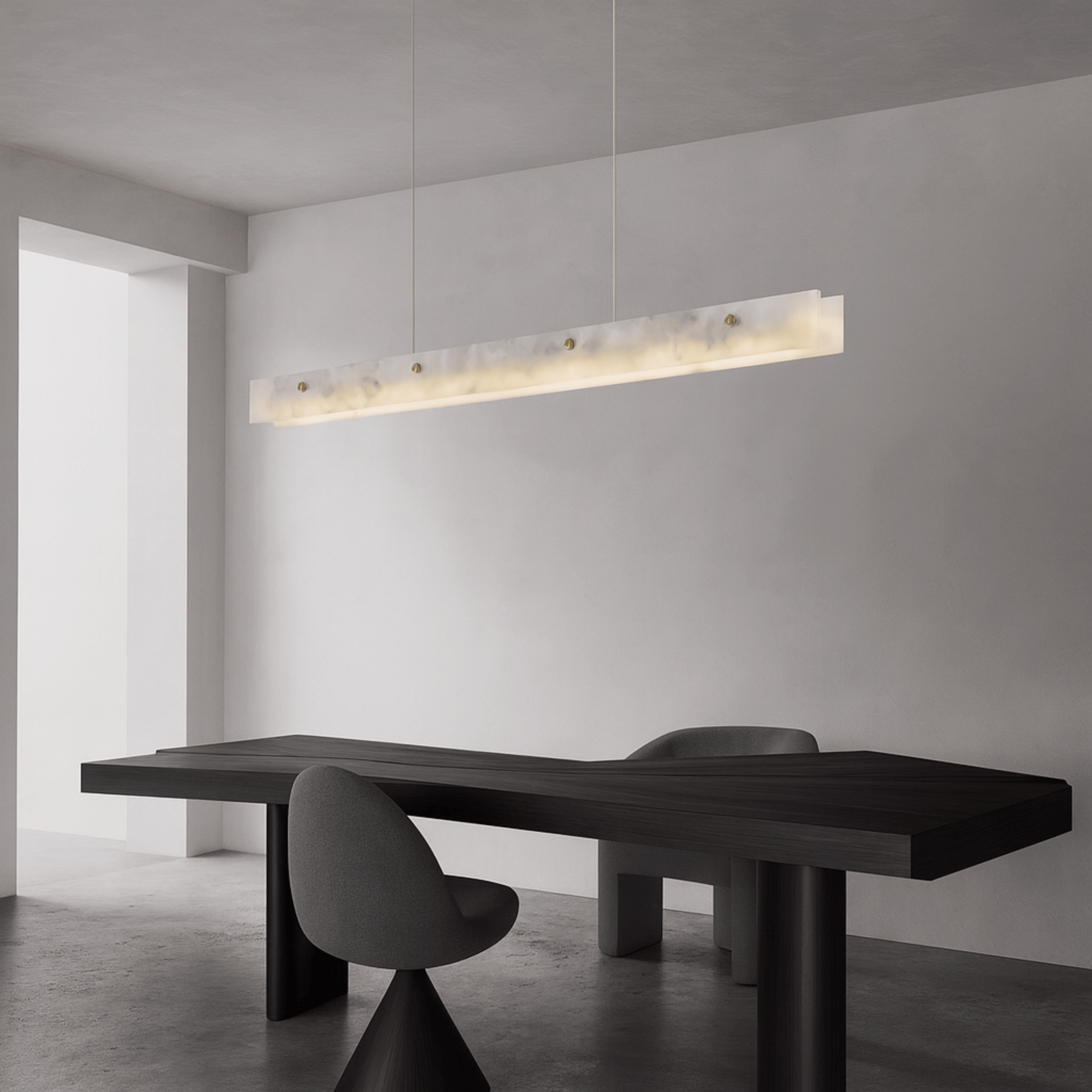 Lusinea - Marble Linear Pendant Light