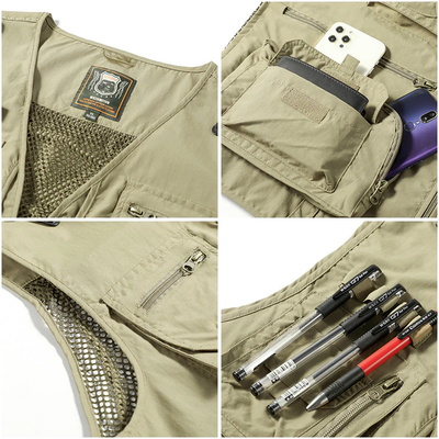 Multifunctioneel Outdoor Vest Heren – Ademend Met Veel Opbergzakken