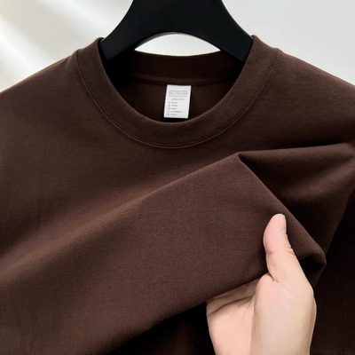 Heren-T-shirt met korte mouwen en ronde hals | Ontspannen