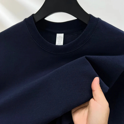 Heren-T-shirt met korte mouwen en ronde hals | Ontspannen