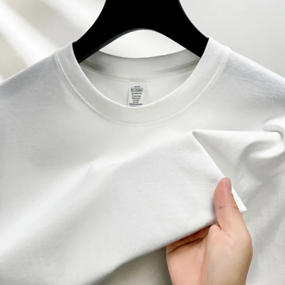 Heren-T-shirt met korte mouwen en ronde hals | Ontspannen