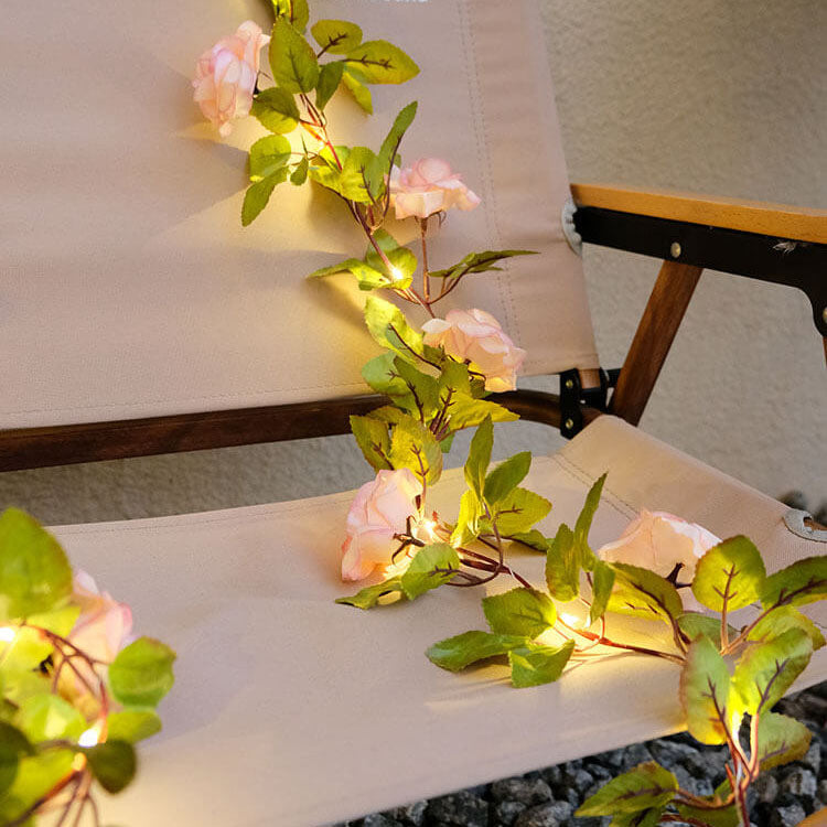 Solara - Solar Waterproof Shockproof Rose LED String Lights