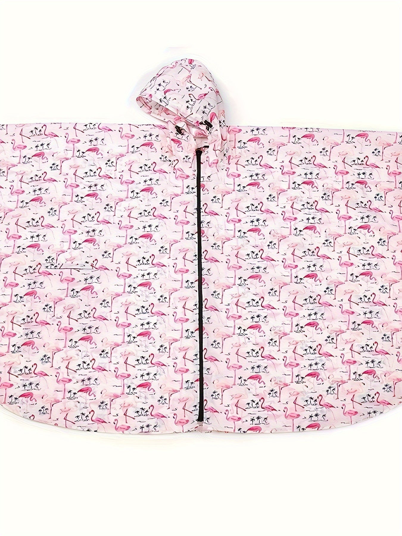 Lotte | Flamingo rain poncho with hood