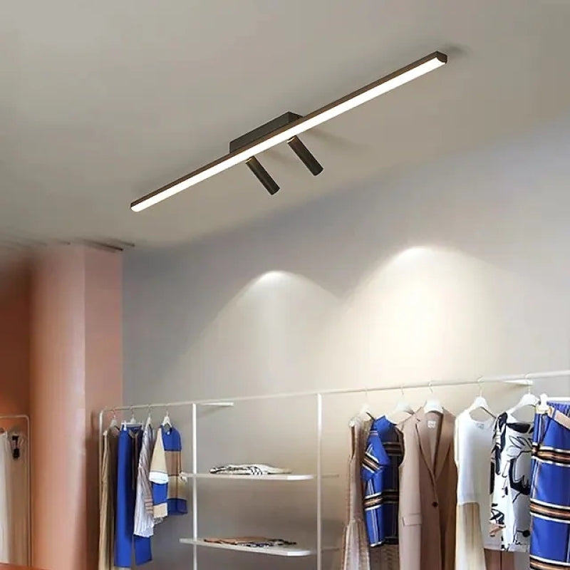 Arivon – Linear LED Ceiling Light Black For Living Room