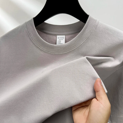 Heren-T-shirt met korte mouwen en ronde hals | Ontspannen
