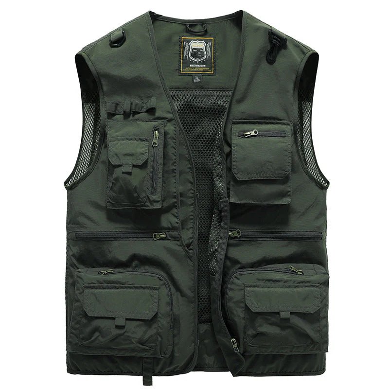 Multifunctioneel Outdoor Vest Heren – Ademend Met Veel Opbergzakken