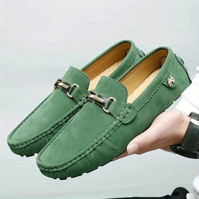 Finn | Moccasin loafers with metallic decor