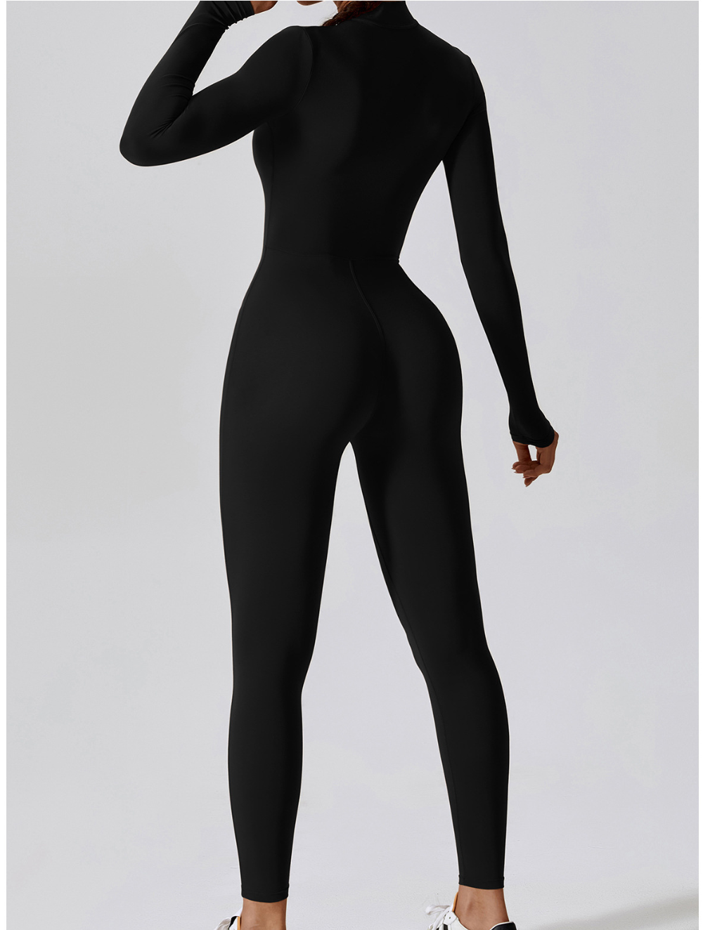 Fayenne - Shaping Yoga Fitness Jumpsuit met Lange Mouwen