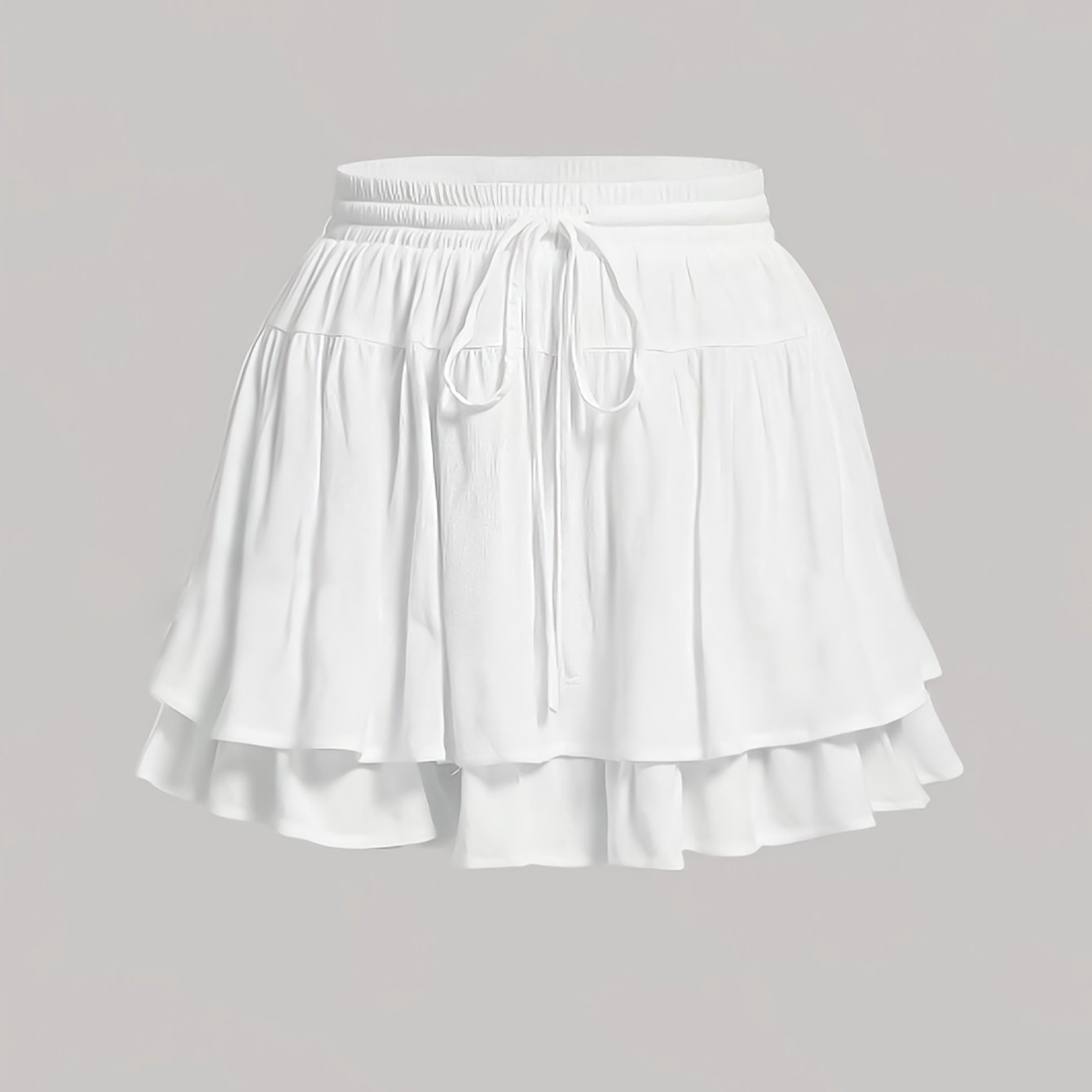 Lara | High-waisted pleated A-line mini skirt