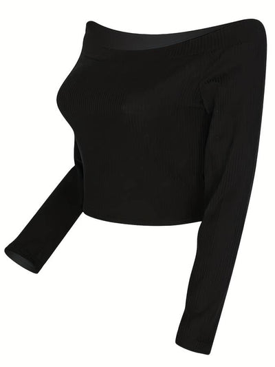 Lotte | Off-the-shoulder long-sleeved top