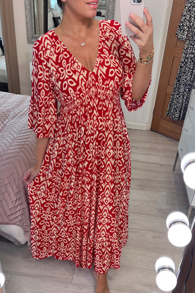 Taylor - Maxi Jurk met V-hals
