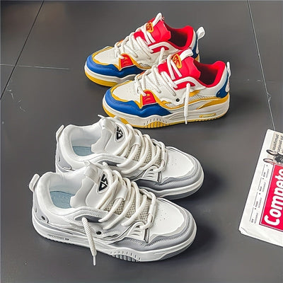 Geometrische sportieve sneakers - casual en trendy