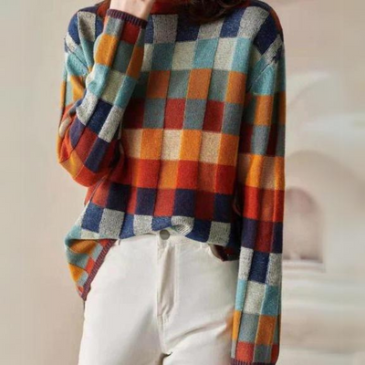 Geneveve - Comfortable Colored Sweater for Women