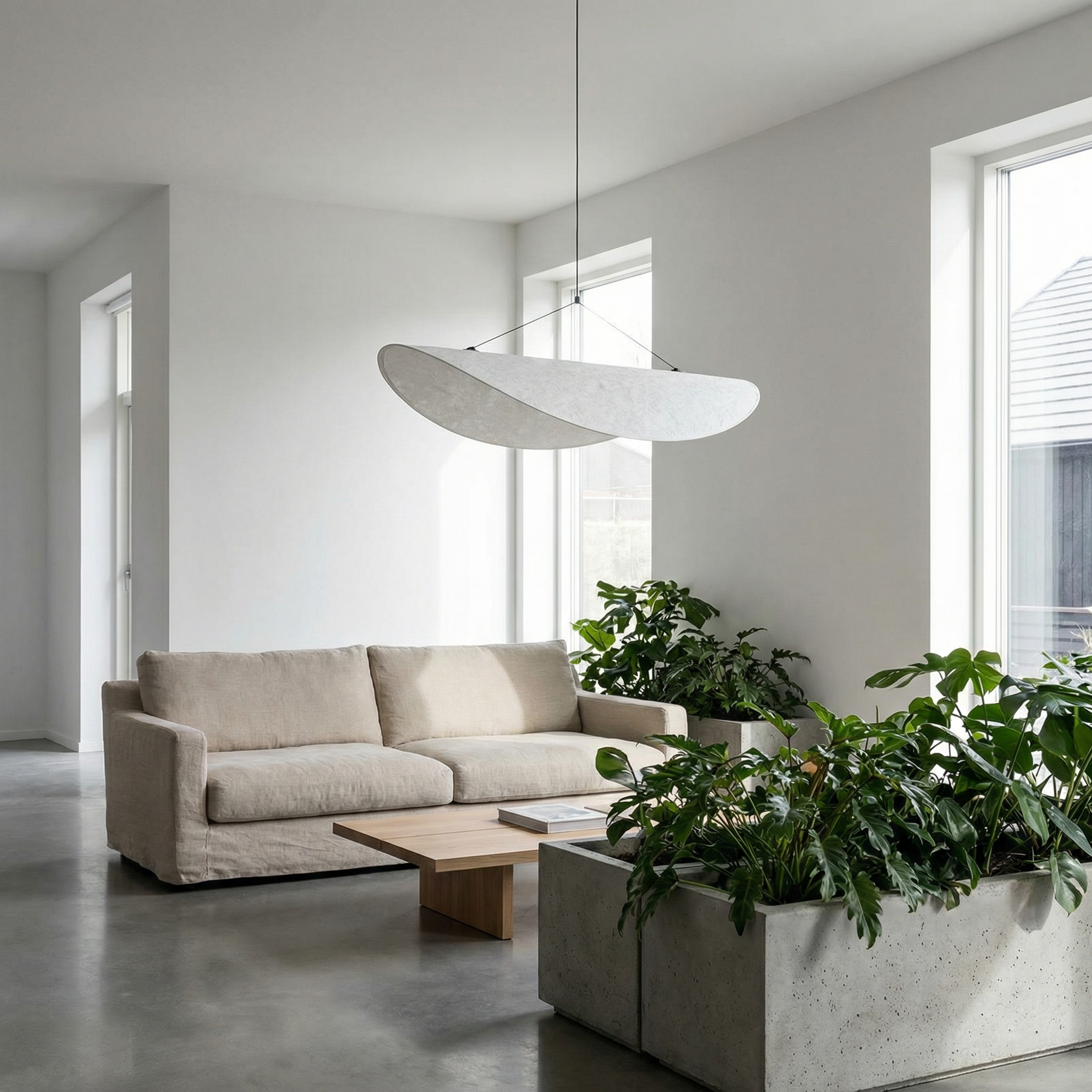 Celuné - Textured Tyvek Pendant Lamp