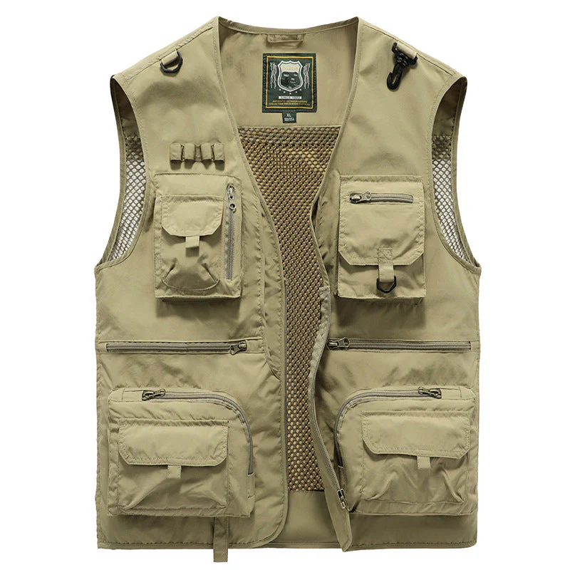 Multifunctioneel Outdoor Vest Heren – Ademend Met Veel Opbergzakken