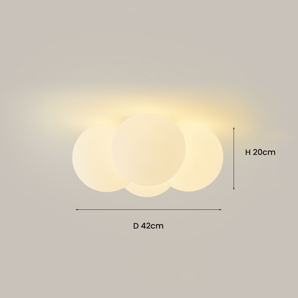 Dimban - Modern White Cloud Bubble Ceiling Light