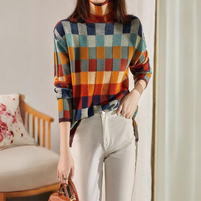 Geneveve - Comfortable Colored Sweater for Women