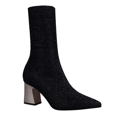 Hlakaja - Short Sequin Boots