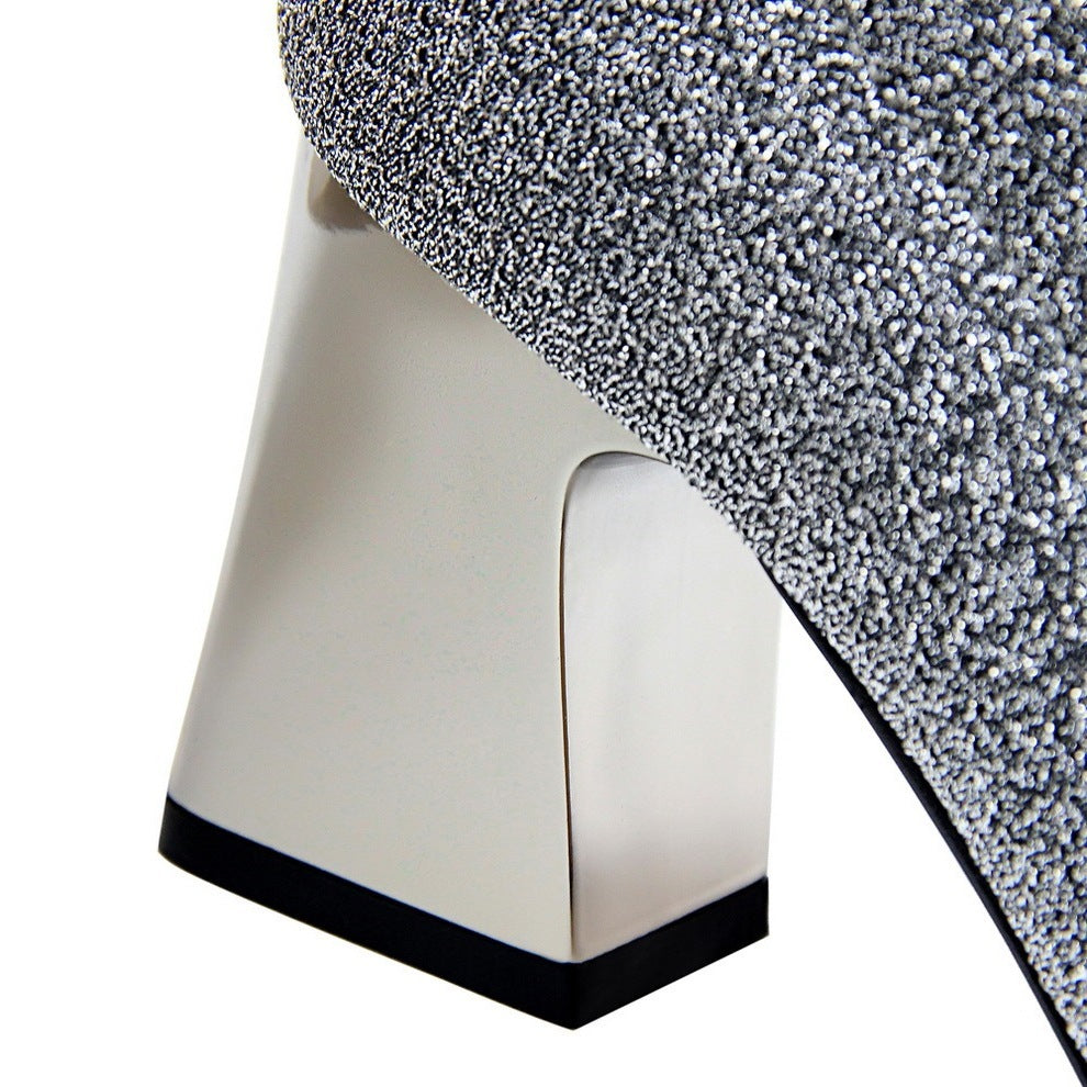 Hlakaja - Short Sequin Boots