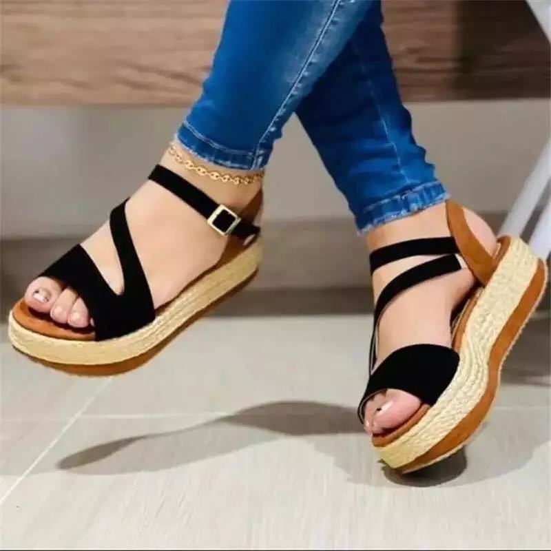 Hanna - Comfortable platform sandals