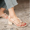 Alessa - Sandalen met dikke hak