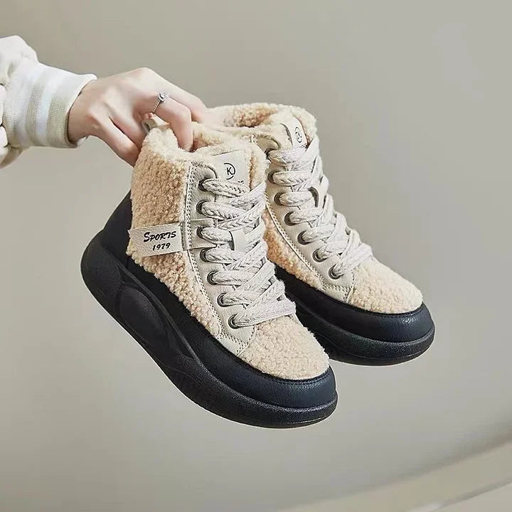 Lily - Trendy autumn ankle boots made of wool 