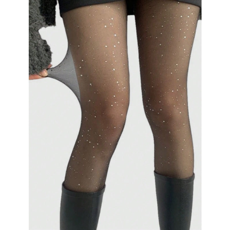 Sterre | Galaxy patroon transparante panty's