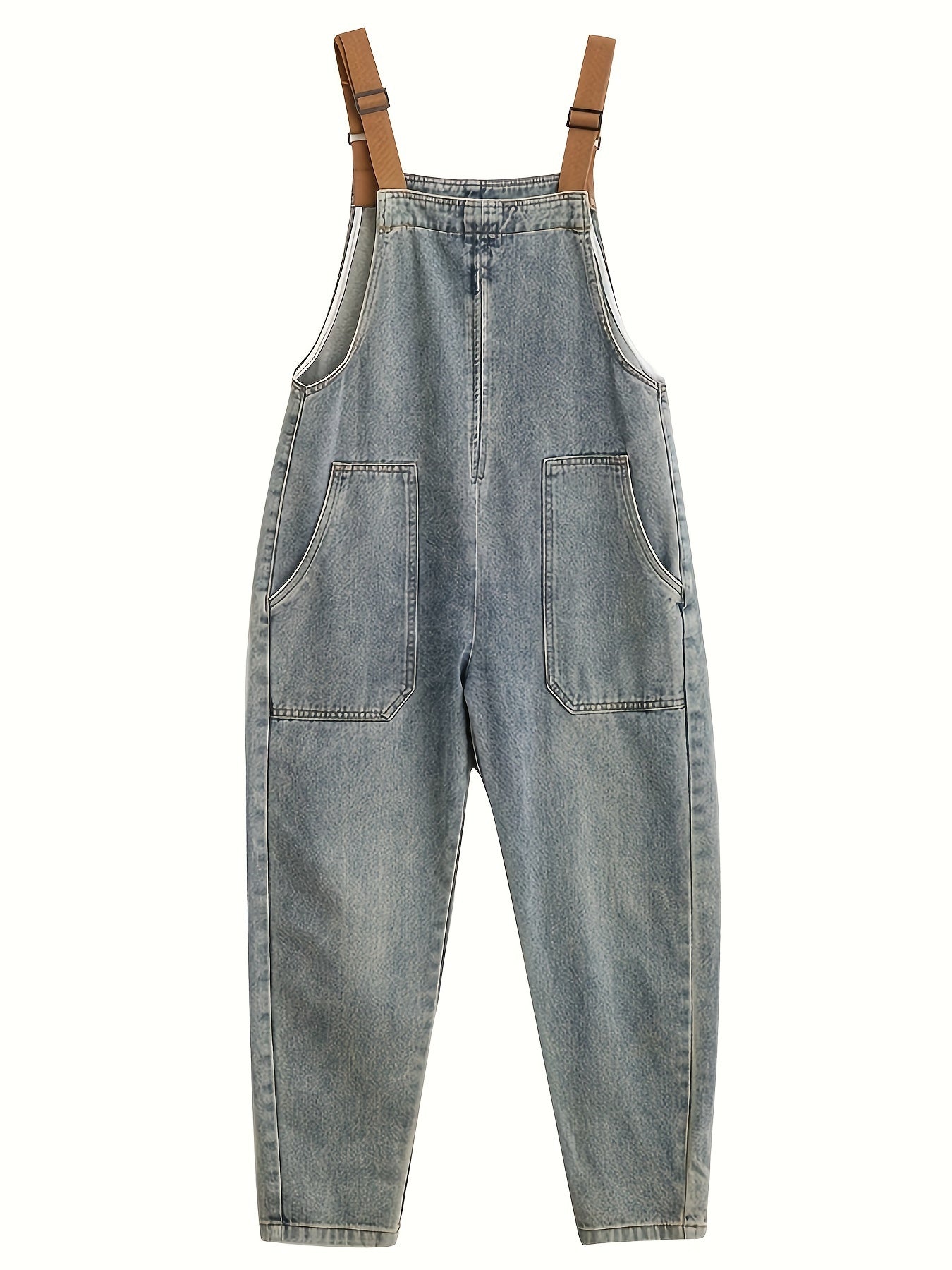 Lotte | Plain denim overalls for women