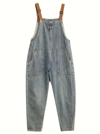 Lotte | Plain denim overalls for women