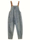 Lotte | Plain denim overalls for women