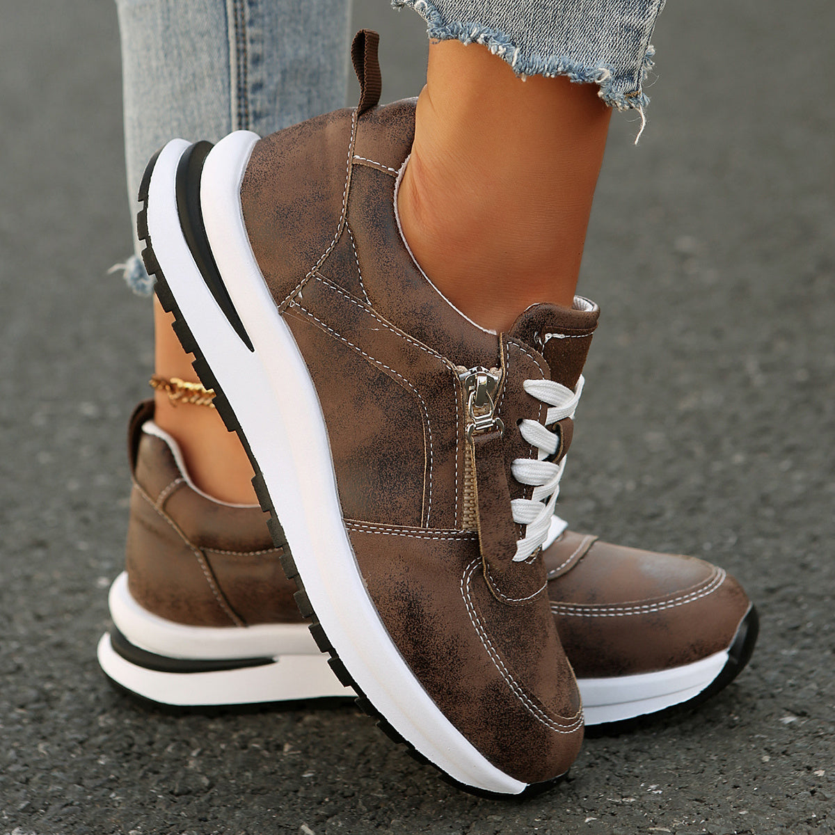 Robin | Dames sneakers met ademend comfort