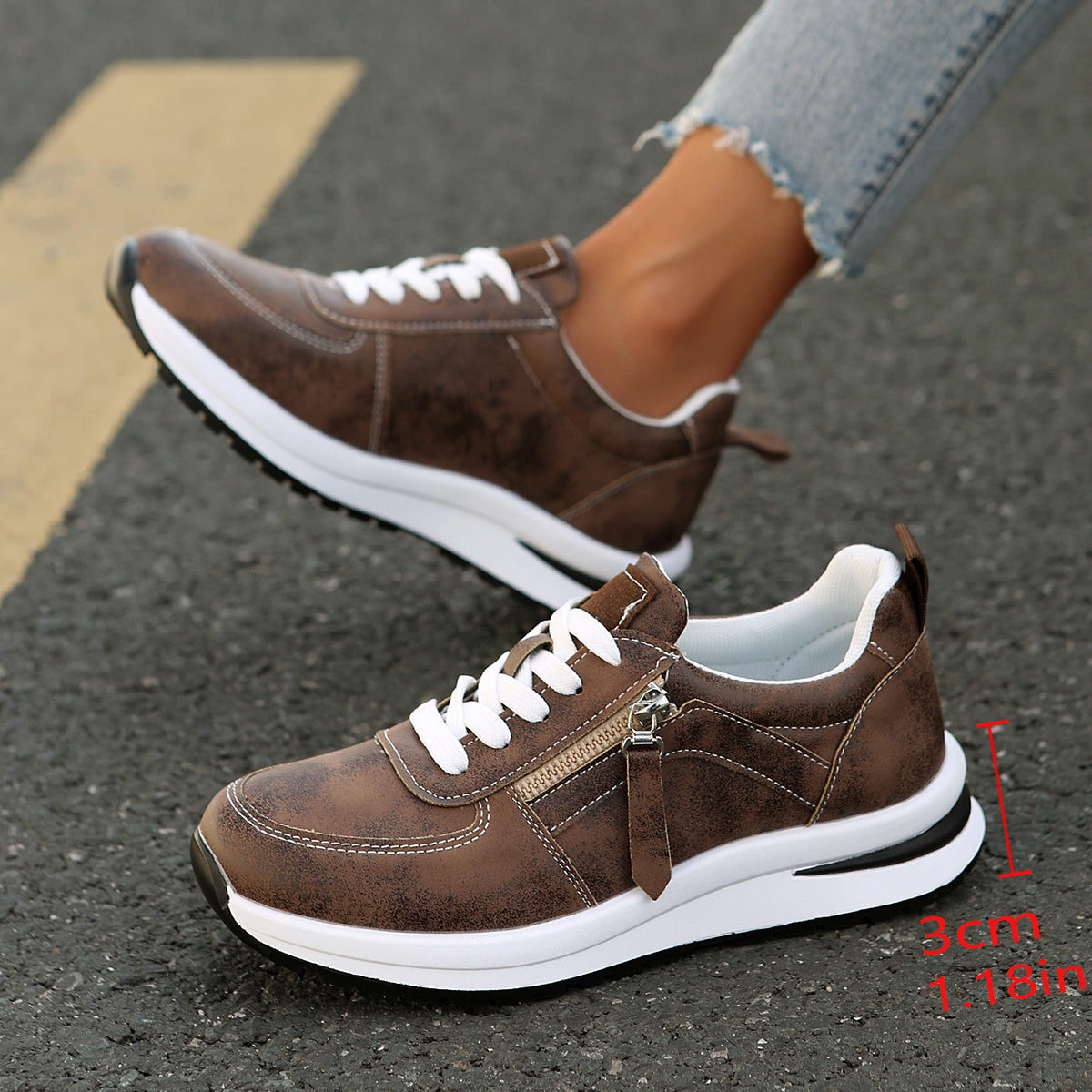 Robin | Dames sneakers met ademend comfort