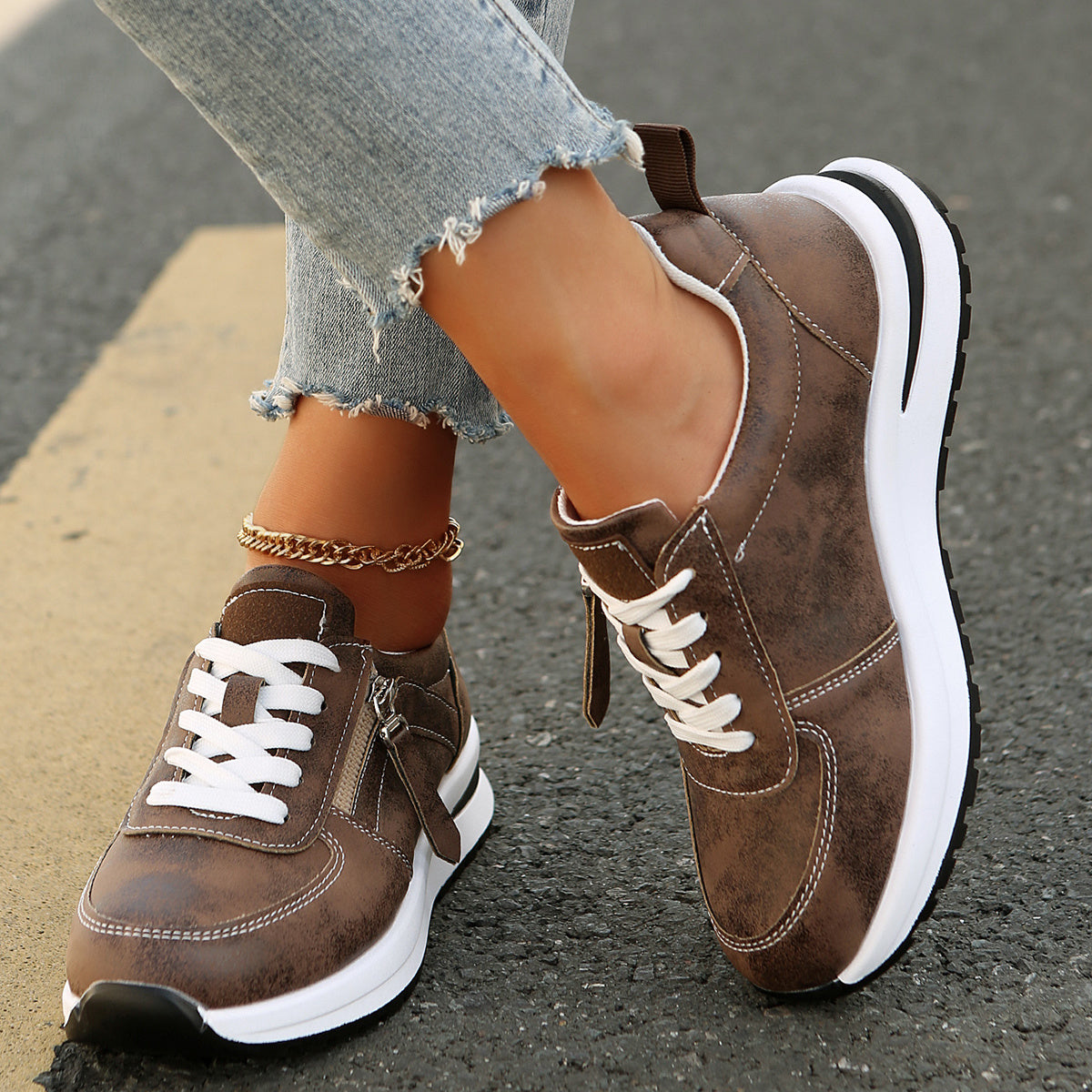 Robin | Dames sneakers met ademend comfort