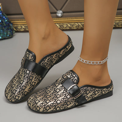 Nina | Chic women's mules with a comfortable flat sole