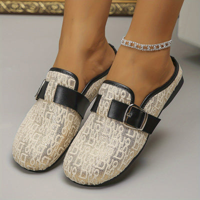 Nina | Chic women's mules with a comfortable flat sole