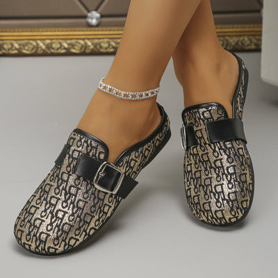 Nina | Chic women's mules with a comfortable flat sole