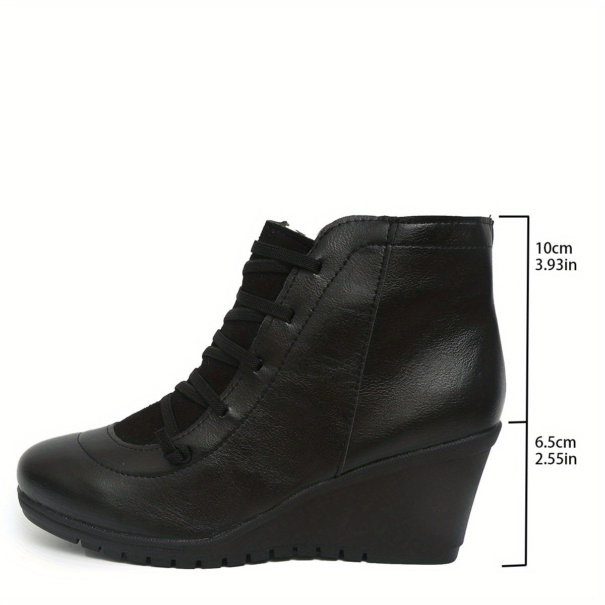 Sophie | Modieuze zwarte enkelboots met sleehak voor dames
