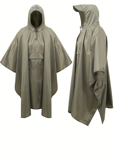 Sophie | Waterdichte lichtgewicht regenponcho met capuchon en zak