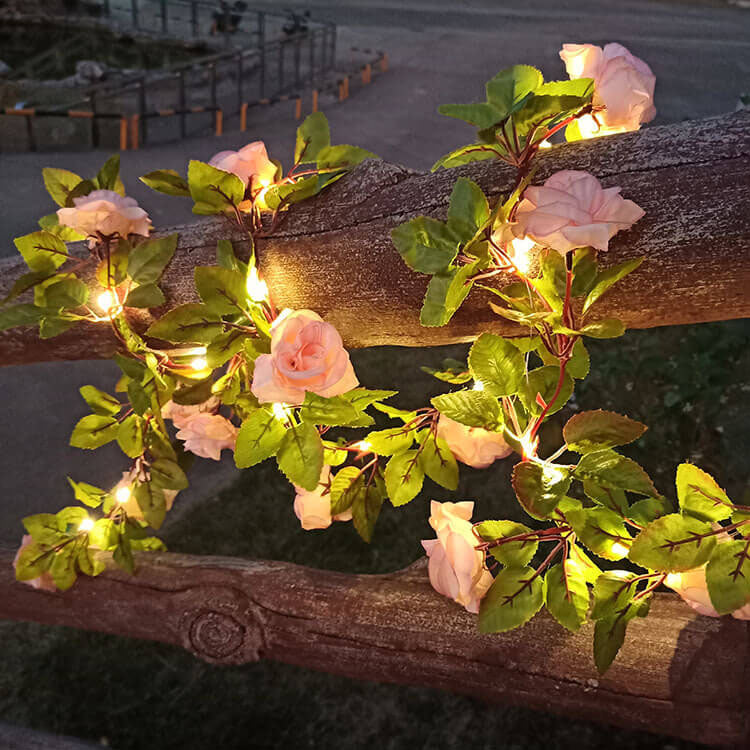 Solara - Solar Waterproof Shockproof Rose LED String Lights