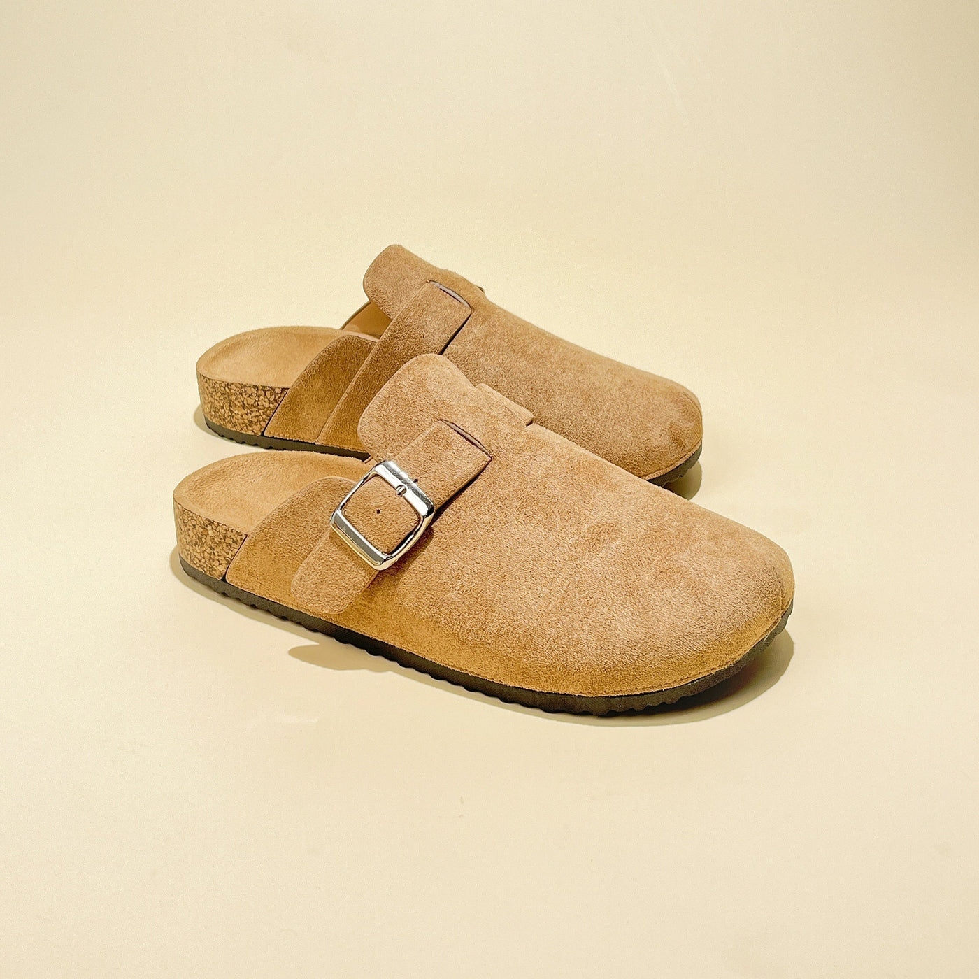 Sarah | Trendy platte muiltjes met gespsluiting