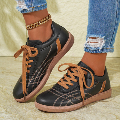 Dsjala - Retro Lace-up Shoes