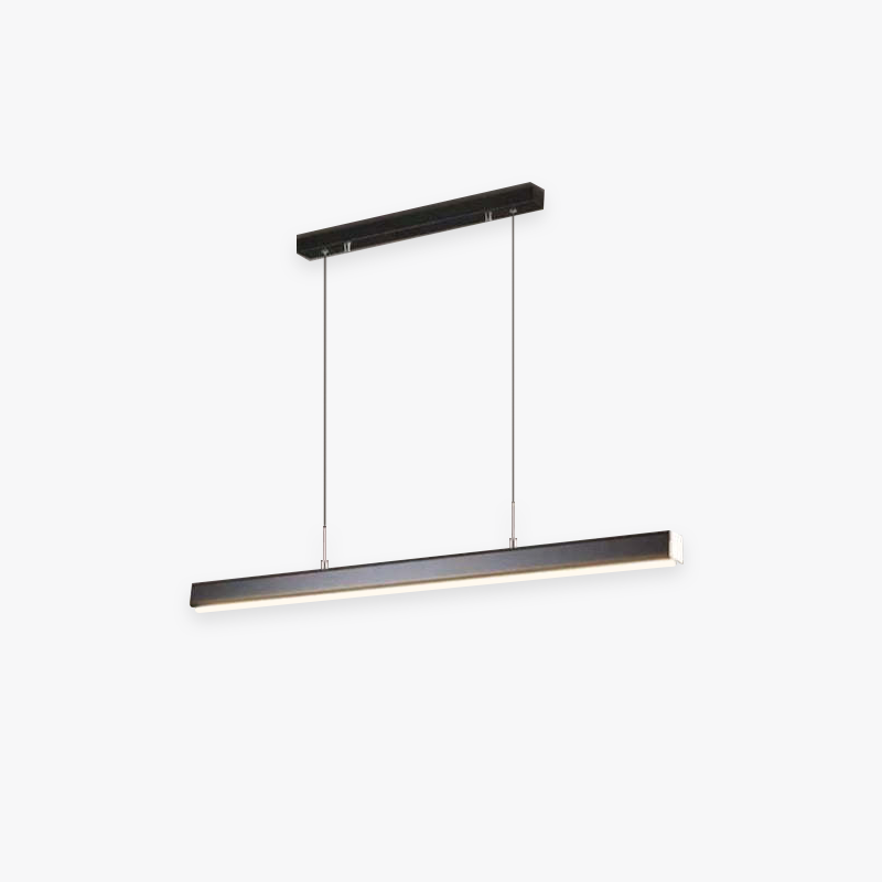 Edge Industrial LED Pendant Lamp Black Living Room Dining Table Metal Acrylic 