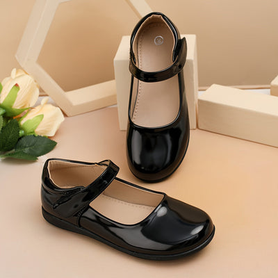 Elin | Elegant black ballet flats with bow