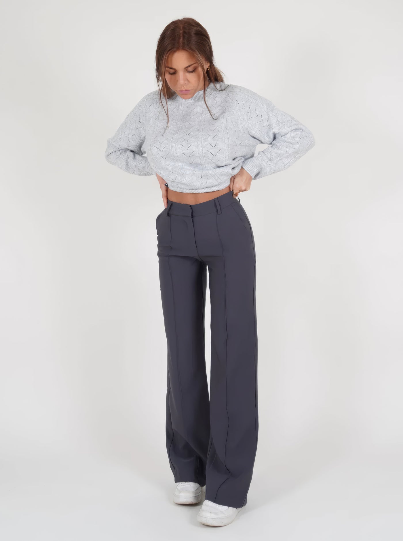 Elianny - Casual Geplooide Broek voor Vrouwen