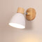 Nelvira – Minimalist Wooden Cone LED Wall Light