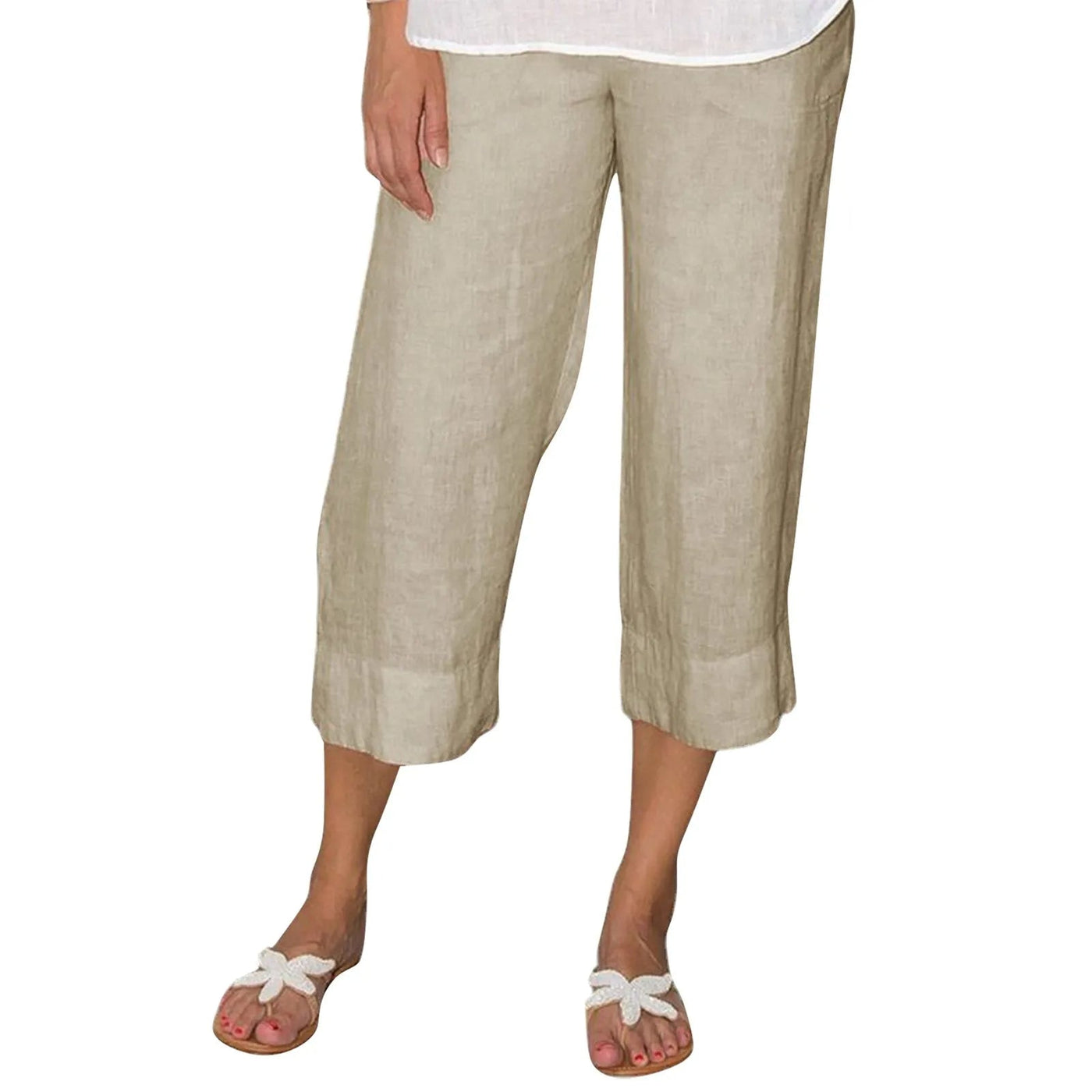 Quai | Casual linnen broek