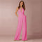 Elina - Wijde Broek Korte Mouwen Jumpsuit in Effen Kleur